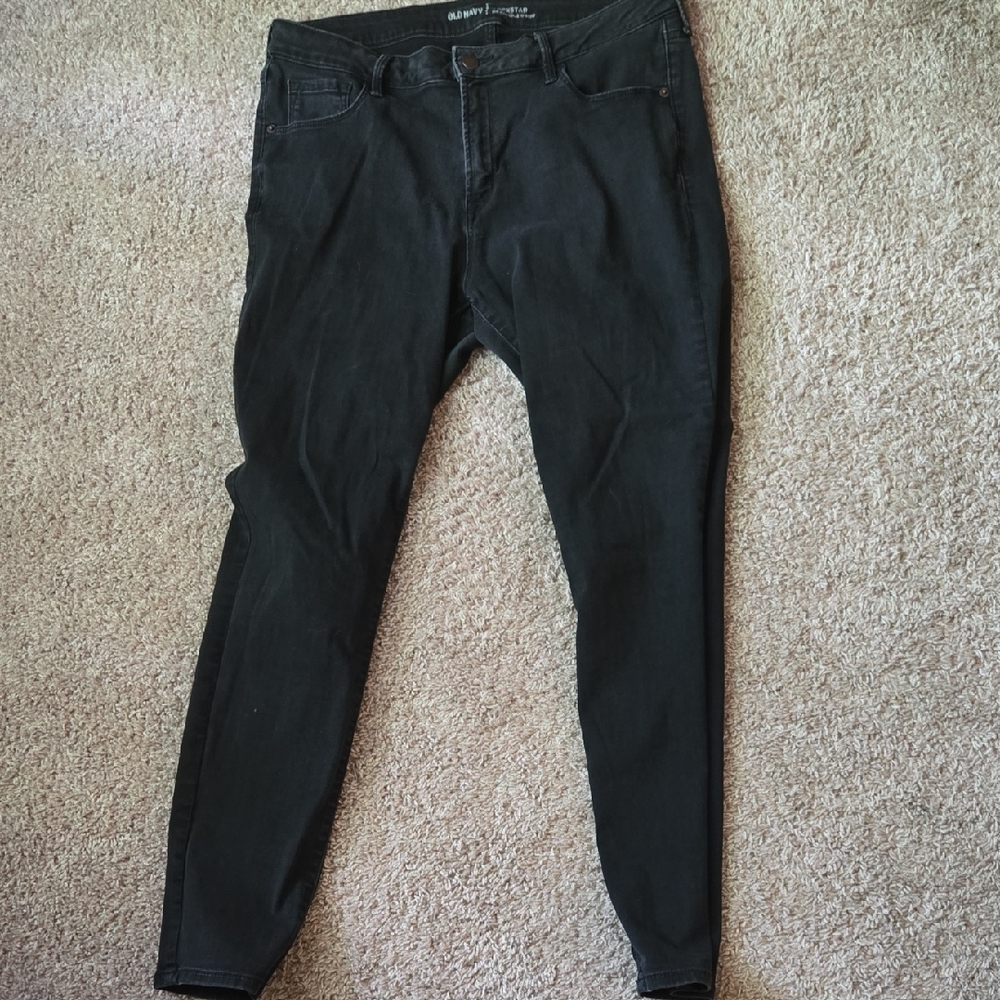 Old Navy Women's Skinny Jeans - Black